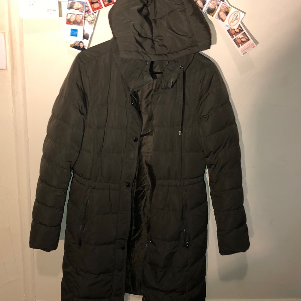 Andrew Marc Olive Green coat size medium